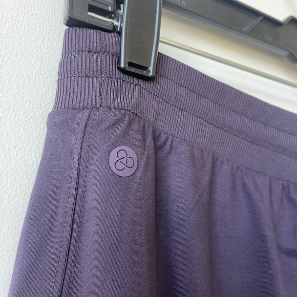 Zella Drawstring Waist Jogger Sweatpants Womens Size Medium Plum Deep Purple EUC - Picture 7 of 11